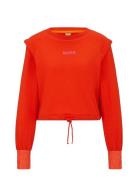 C_Enumber Tops Sweat-shirts & Hoodies Sweat-shirts Orange BOSS