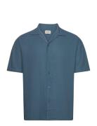 Dplinen Blend Shirt Tops Shirts Short-sleeved Blue Denim Project