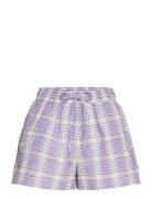 Seersucker Check Shorts Bottoms Shorts Casual Shorts Multi/patterned G...