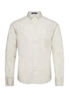 D1. Reg Ut Gmnt Dyed Oxford Shirt Tops Shirts Casual Cream GANT