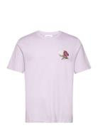 Felipe T-Shirt Tops T-shirts Short-sleeved Pink Les Deux