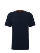 Tegood Tops T-shirts Short-sleeved Blue BOSS