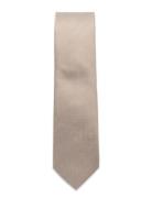 H-Tie 7,5 Cm-222 Solmio Kravatti Beige BOSS