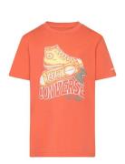 Cnvb Sun Fresh Gfx Tee Sport T-shirts Short-sleeved Orange Converse