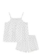 Printed Short Pyjamas Pyjamasetti Pyjama White Mango