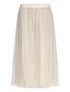 Skirt With Plisse And Glitter Polvipituinen Mekko Silver Coster Copenh...