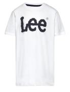Wobbly Graphic T-Shirt Tops T-shirts Short-sleeved White Lee Jeans
