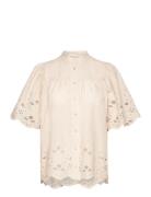 Limonata Shirt Tops Shirts Short-sleeved Cream Second Female