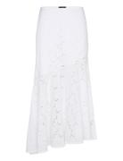 Skirt Marta Pitkä Hame White Lindex