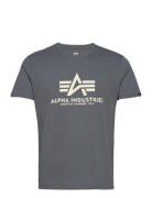 Basic T-Shirt Designers T-shirts Short-sleeved Grey Alpha Industries