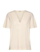 Luceyiw Top Tops T-shirts & Tops Short-sleeved Cream InWear