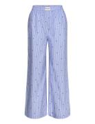 Highwaisted Pants Bottoms Trousers Wide Leg Blue ROTATE Birger Christe...