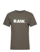 Holorn R T S\S Tops T-shirts Short-sleeved Grey G-Star RAW