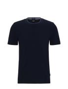 Tessler 140 Tops T-shirts Short-sleeved Navy BOSS