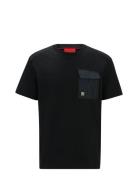 Dabieno Tops T-shirts Short-sleeved Black HUGO