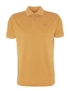 Barbour Wash Spts Polo Tops Polos Short-sleeved Yellow Barbour