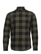 Jjegingham Twill Shirt L/S Noos Tops Shirts Casual Khaki Green Jack & ...