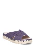 Sandals Matalapohjaiset Sandaalit Purple Ilse Jacobsen