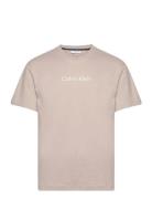 Hero Logo Comfort T-Shirt Tops T-shirts Short-sleeved Beige Calvin Kle...