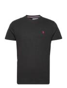 Arjun T-Shirt Tops T-shirts Short-sleeved Black U.S. Polo Assn.