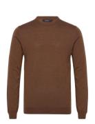 Margrate Tops Knitwear Round Necks Brown Matinique