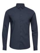 Cfpalle Slim Fit Shirt Tops Shirts Casual Navy Casual Friday