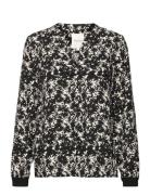 Tonniepw Bl Tops Blouses Long-sleeved Multi/patterned Part Two
