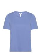 Objannie S/S T-Shirt Noos Tops T-shirts & Tops Short-sleeved Blue Obje...