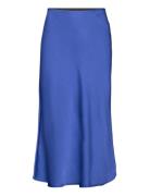 Yaspastella Hw Midi Skirt - Ca Polvipituinen Hame Blue YAS