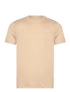 T-Shirt Tops T-shirts Short-sleeved Cream Armani Exchange