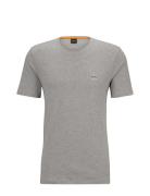 Tales Tops T-shirts Short-sleeved Grey BOSS
