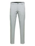 Slhslim-Liam Trs Flex Noos Bottoms Trousers Formal Grey Selected Homme