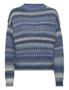 Gio Sweater Tops Knitwear Jumpers Blue Noella