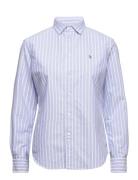 Classic Fit Oxford Shirt Tops Shirts Long-sleeved Blue Polo Ralph Laur...