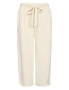 Sc-Radia Bottoms Trousers Straight Leg Cream Soyaconcept
