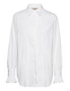 Enola Fancy Shirt Tops Shirts Long-sleeved White MOS MOSH