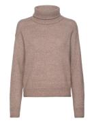 Vmkaden Ls Rollneck Pullover Ga Bf Tops Knitwear Turtleneck Brown Vero...