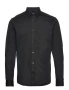 Onsemil Ls Stretch Shirt Tops Shirts Casual Black ONLY & SONS