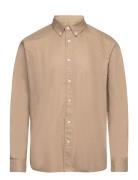 Cotton Oxford Sune Shirt Bd Tops Shirts Casual Beige Mads Nørgaard