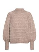 Onlcelina Life Ls High Pullover Knt Noos Tops Knitwear Jumpers Beige O...