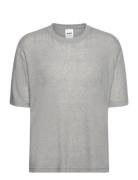Parry - Soft Wool Tops T-shirts & Tops Short-sleeved Grey Day Birger E...