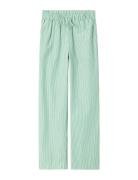 Nlfkilucca Poplin Pant Bottoms Trousers Green LMTD