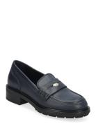 Th Penny Loafer Loaferit Matalat Kengät Brown Tommy Hilfiger