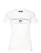 Vin T-Shirt Malou Women Tops T-shirts & Tops Short-sleeved White VINSO...
