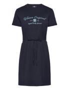 Vin T-Shirt Dress Maika Women Lyhyt Mekko Navy VINSON