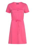 Vin T-Shirt Dress Maika Women Lyhyt Mekko Pink VINSON