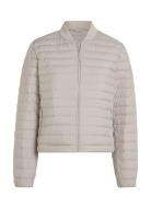 Packable Super Lw Padded Bomber Bombertakki Beige Calvin Klein