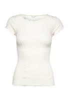 Organic T-Shirt Tops T-shirts & Tops Short-sleeved White Rosemunde