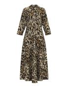 Yassavanna Long Shirt Dress S. Maksimekko Juhlamekko Black YAS