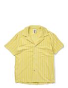 Naram Knitted Shirt Pyjama Yellow Bongusta